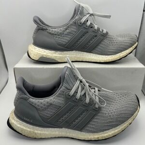 Adidas Ultra Boost 4.0 Women's Size 7.5 Running Shoes Gray Knit Sneakers